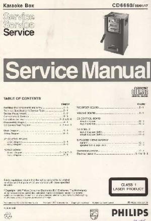 Сервисная инструкция Philips CD-6660 ― Manual-Shop.ru