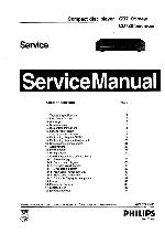 Service manual Philips CD-721