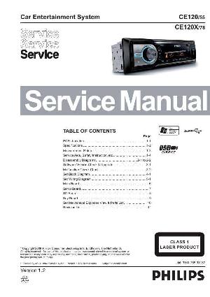 Сервисная инструкция Philips CE120 ― Manual-Shop.ru