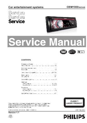 Сервисная инструкция Philips CEM1000, V1.1 ― Manual-Shop.ru