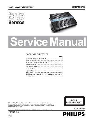 Сервисная инструкция Philips CMP400 ― Manual-Shop.ru