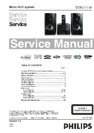 Сервисная инструкция Philips DCM-2170 ― Manual-Shop.ru