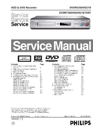 Service manual Philips DVDR-5350H, DVDR-7300H ― Manual-Shop.ru