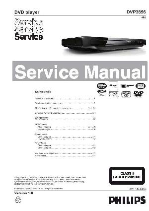 Сервисная инструкция Philips DVP-3856 ― Manual-Shop.ru