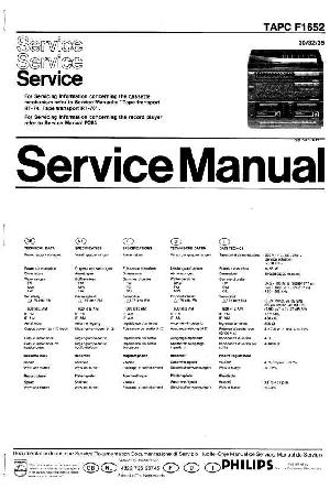 Сервисная инструкция Philips F1652 TAPC ― Manual-Shop.ru
