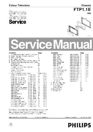 Сервисная инструкция Philips FTP1.1E chassis ― Manual-Shop.ru