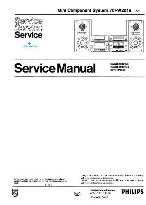 Сервисная инструкция Philips FW-2019 ― Manual-Shop.ru