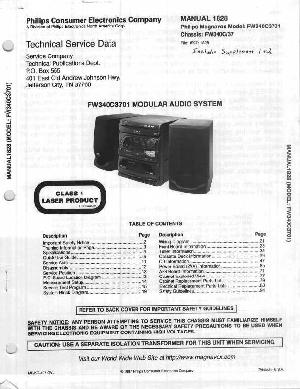 Сервисная инструкция Philips FW-340C ― Manual-Shop.ru