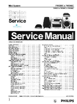 Сервисная инструкция Philips FW-380C, FW-390C, FW-65C, FW-365C, FW-398C ― Manual-Shop.ru