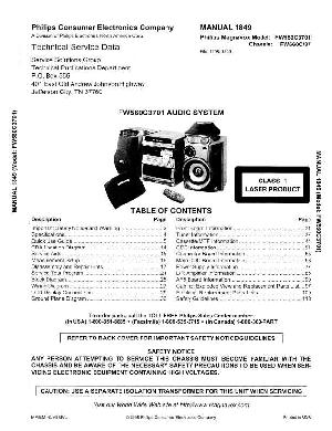 Сервисная инструкция Philips FW-560C ― Manual-Shop.ru
