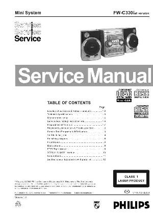 Сервисная инструкция Philips FW-C330 ― Manual-Shop.ru