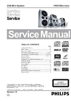 Сервисная инструкция Philips FW-D798 ― Manual-Shop.ru