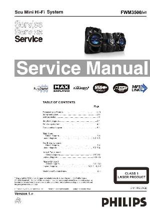 Сервисная инструкция Philips FW-M3500 ― Manual-Shop.ru