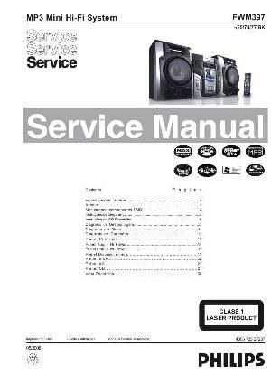 Сервисная инструкция Philips FW-M397 ― Manual-Shop.ru