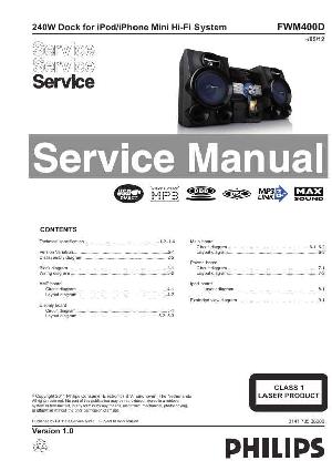 Сервисная инструкция Philips FW-M400D ― Manual-Shop.ru