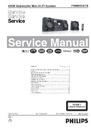 Сервисная инструкция Philips FW-M653X ― Manual-Shop.ru