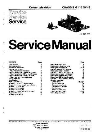 Сервисная инструкция Philips G110 SVHS ― Manual-Shop.ru