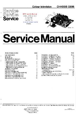 Сервисная инструкция Philips G90B ― Manual-Shop.ru