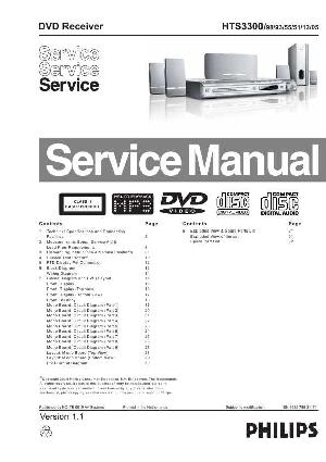 Сервисная инструкция Philips HTS-3300 ― Manual-Shop.ru