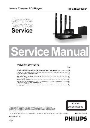 Сервисная инструкция Philips HTS-3593 ― Manual-Shop.ru