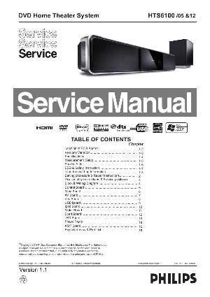 Сервисная инструкция Philips HTS-6100 ― Manual-Shop.ru
