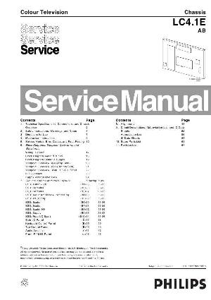 Сервисная инструкция Philips LC4.1E-AB chassis ― Manual-Shop.ru