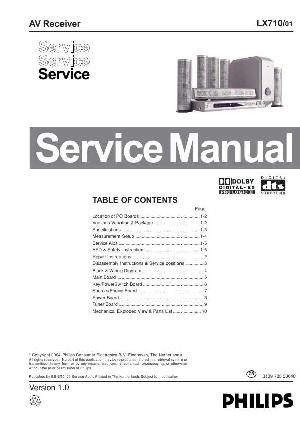 Сервисная инструкция Philips LX-710 ― Manual-Shop.ru