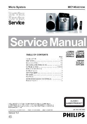 Сервисная инструкция Philips MC-146 ― Manual-Shop.ru