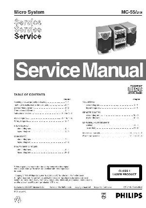 Сервисная инструкция Philips MC-55 ― Manual-Shop.ru