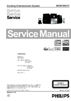 Сервисная инструкция Philips MC-M196D ― Manual-Shop.ru