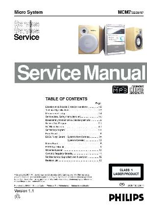 Сервисная инструкция Philips MC-M7 ― Manual-Shop.ru