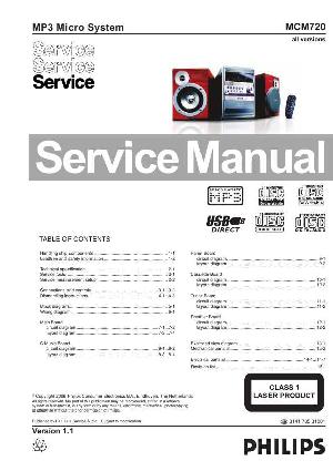 Сервисная инструкция Philips MC-M720 ― Manual-Shop.ru