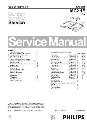 Сервисная инструкция Philips MG2.1E chassis ― Manual-Shop.ru