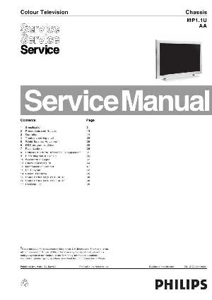 Сервисная инструкция Philips MP1.1U AA ― Manual-Shop.ru