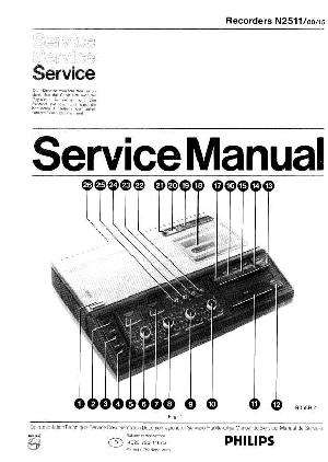 Сервисная инструкция Philips N-2511 ― Manual-Shop.ru