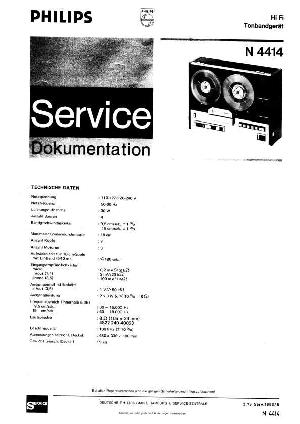 Сервисная инструкция Philips N-4414 ― Manual-Shop.ru