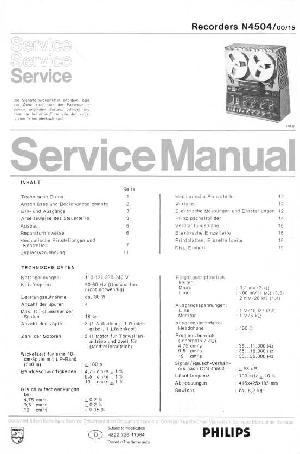Сервисная инструкция Philips N-4504 ― Manual-Shop.ru