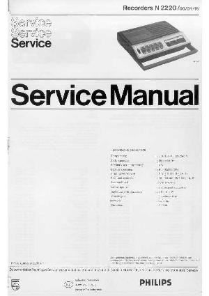Сервисная инструкция Philips N2220 ― Manual-Shop.ru