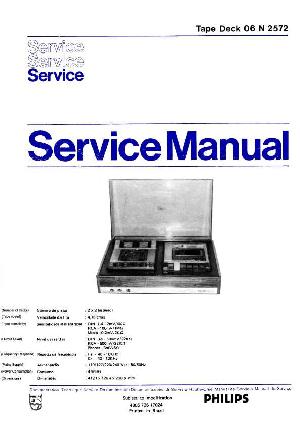 Сервисная инструкция Philips N2572 ― Manual-Shop.ru