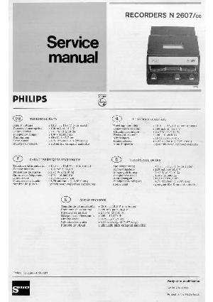 Сервисная инструкция Philips N2607 ― Manual-Shop.ru