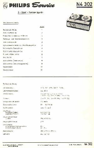 Сервисная инструкция Philips N4302  ― Manual-Shop.ru