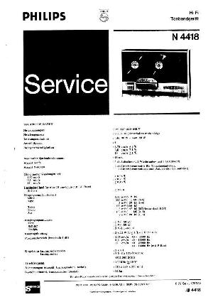 Сервисная инструкция Philips N4418 (DE) ― Manual-Shop.ru