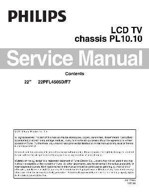 Сервисная инструкция Philips PL10.10 22PFL4505D ― Manual-Shop.ru