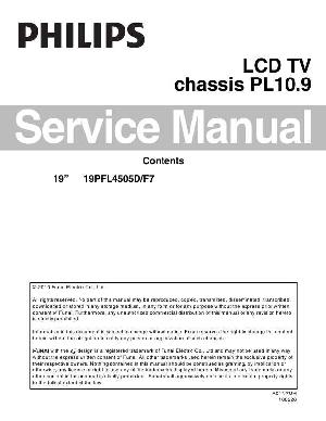 Сервисная инструкция Philips PL10.9 19PFL4505D ― Manual-Shop.ru