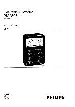 Сервисная инструкция Philips PM-2505