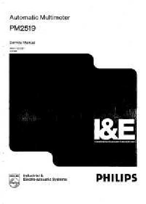 Сервисная инструкция Philips PM-2519 ― Manual-Shop.ru