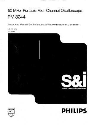 Сервисная инструкция Philips PM-3244 ― Manual-Shop.ru