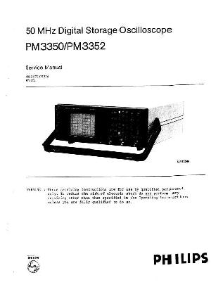 Сервисная инструкция Philips PM-3350, PM-3352 ― Manual-Shop.ru