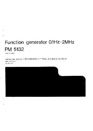 Сервисная инструкция Philips PM-5132 ― Manual-Shop.ru