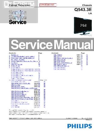 Сервисная инструкция Philips Q543.3E LA ― Manual-Shop.ru